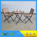 Wholesale patio outdoor garden polywood furniture space saving folding table and chairs